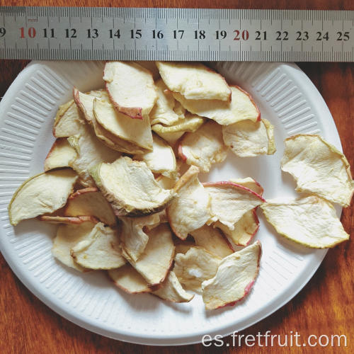 Rodajas de manzana deshidratada de calidad